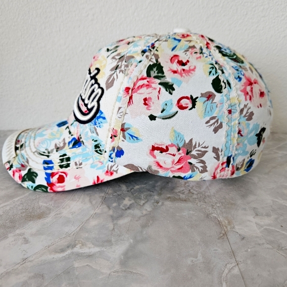 San Francisco Hat Floral Pattern Baseball Cap by Robin Ruth. Snap Back‎ - Picture 2 of 6